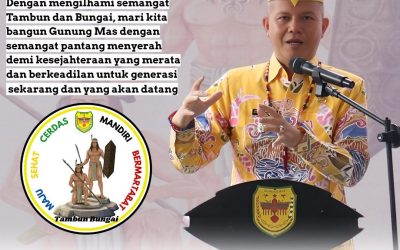 Bupati Gunung Mas Resmi Luncurkan Program Tambun Bungai