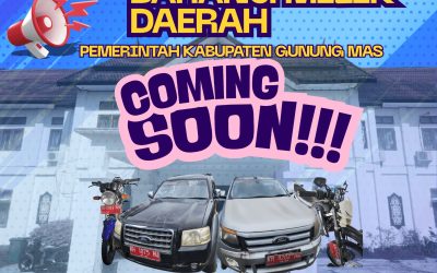 “🔔 Kabar baik Lelang BMD Resmi BKAD Gunung Mas akan segera dibuka!” Segera daftarkan diri anda melalui website resmi Lelang https://lelang.go.id atau Scan QR Code yang ada di poster. Saatnya berburu aset dengan harga terbaik! 🛎️